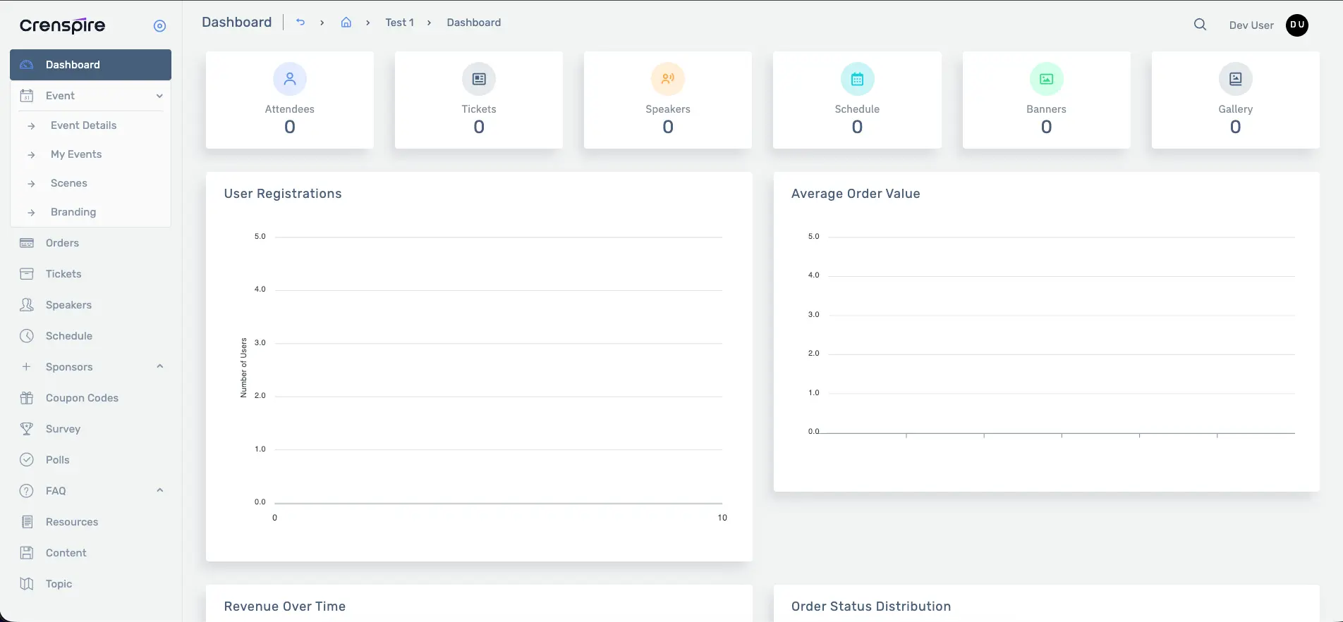 Virtual Event Management System Preview